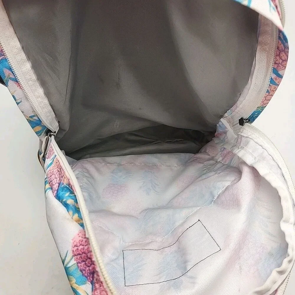 Jansport Trans Backpack Bag Tote Pink Pineapple School 18